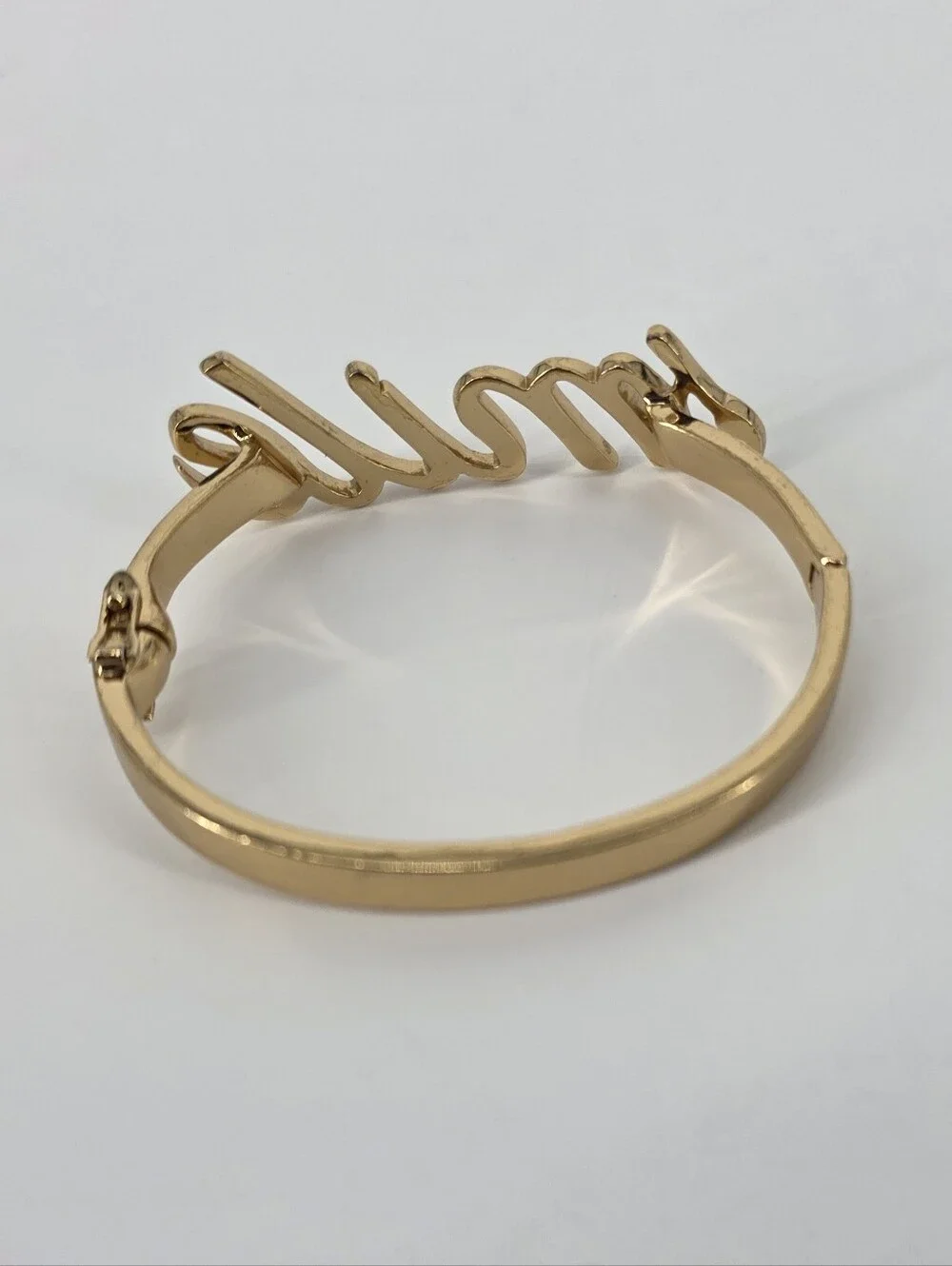 Kate Spade Gold Tone Smile Bracelet Bangle - Picture 3 of 9